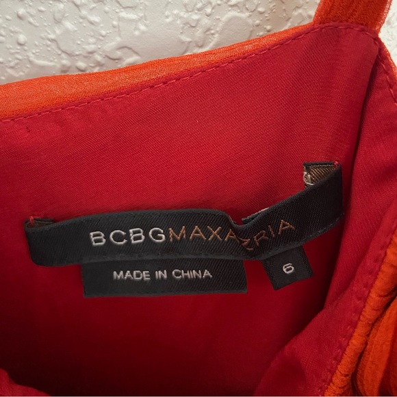 BCBG MaxAzria Silk Cocktail Special Occasion Dress Size 6 - Picture 9 of 16